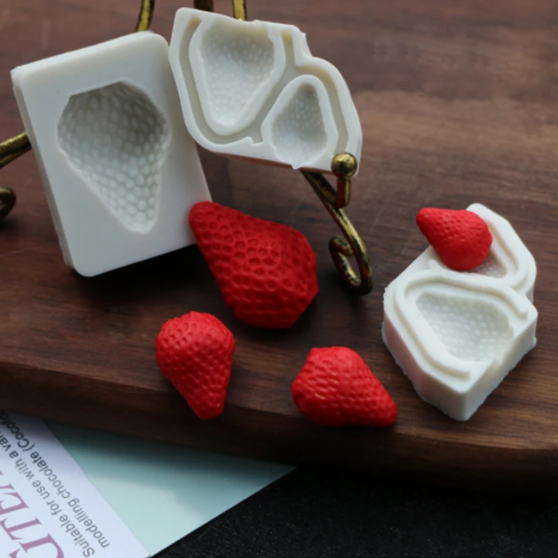 Клубничная силиконовая форма для помадки инструменты украшения тортов Sugarcrafts