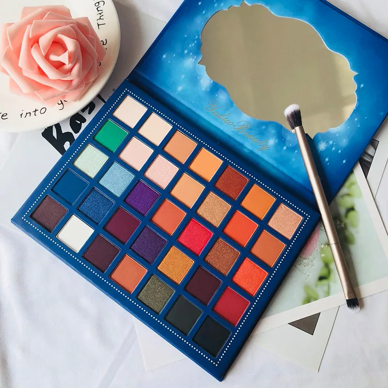 Glitter Eyeshadow 35 color Sky Eyeshadow Palette High Pigment Eye Shadow Makeup Cosmetics Manufacturer