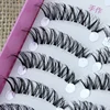 YOKPN Japanese Handmade False Eyelashes Transparent Stem Natural Nude Makeup Simulation Cross Messy Eye Tail Thick False Eyelash ► Photo 2/5