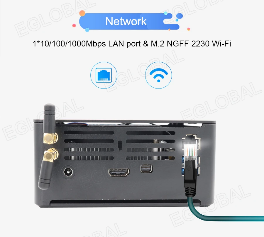Eglobal 8-го поколения мини ПК Core i7 8750H 4K HD Windows 10 Xeon клиент NVME SSD Настольный Linux Core i5 i9 8950H игровой компьютер