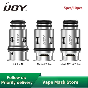 

Original 5pcs/10pcs IJOY AI EVO Replacement Coil 0.7ohm MTL Coils / 0.7ohm Mesh Coils / 1.4ohm E-cig Coil for IJOY AI EVO Kit