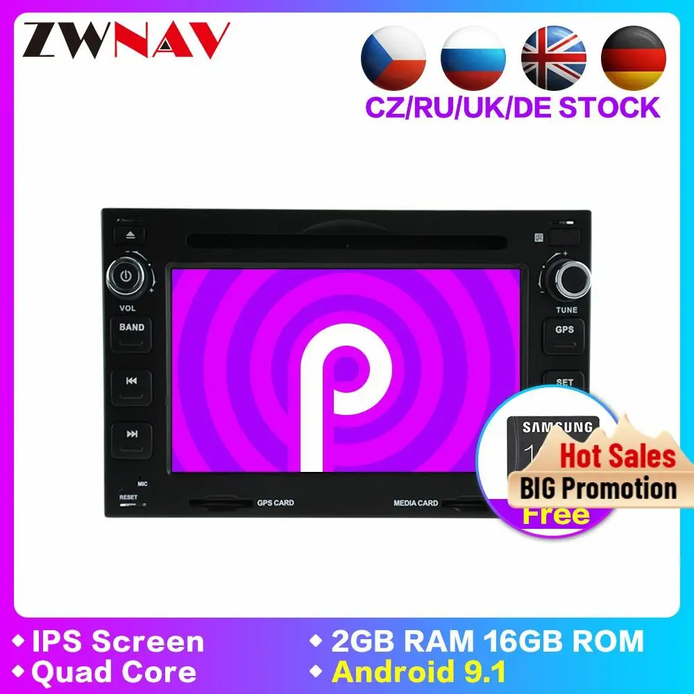 Автомобильный мультимедийный плеер 2 Din Android 9 1 Автомагнитола для Volkswagen GOLF POLO