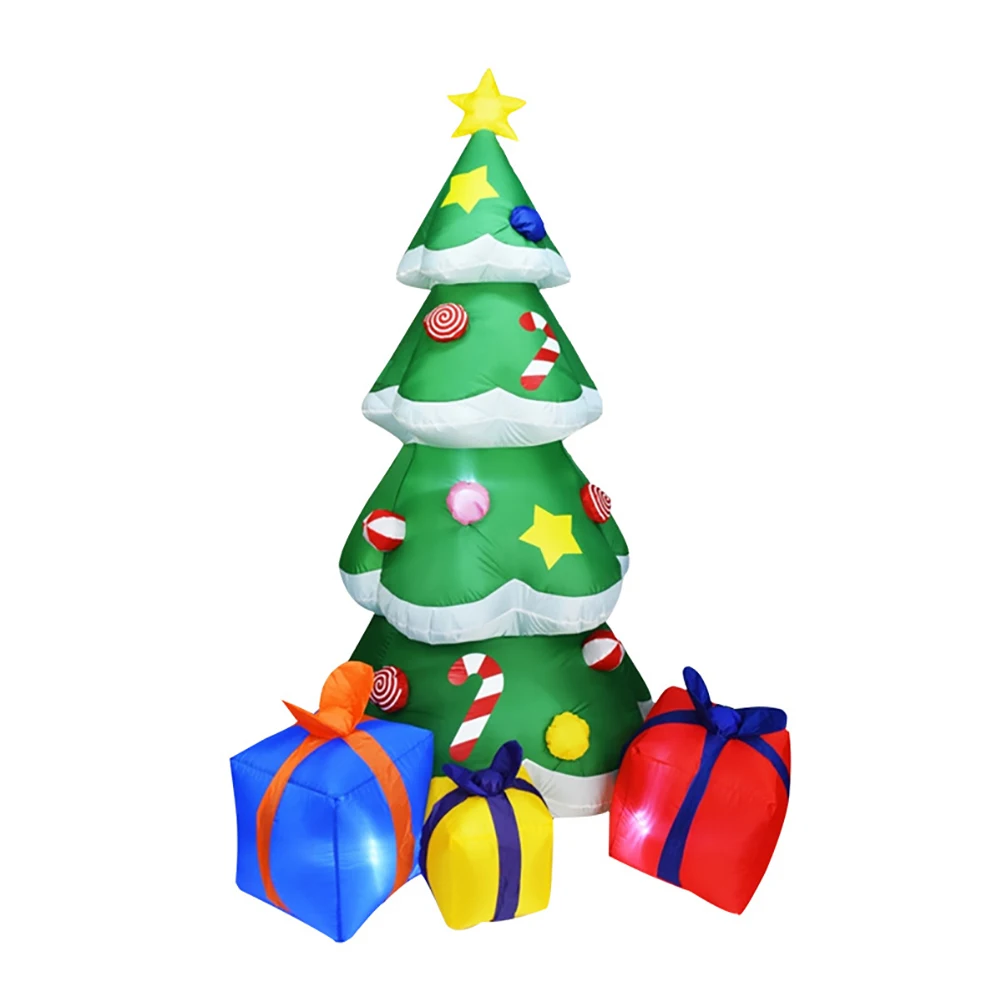 

26cm Inflatable Christmas Tree With Light Christmas Decoration LED Inflatable Christmas Tree Adornos De Navidad 2019 Kerst