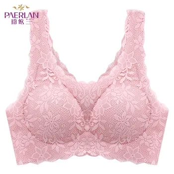 

Thin Underwear One-Piece Sexy Comfortable Sports Vest Sleep Full Cup Bra Wire Free Sexy Push Up Seamless Lycra Floral Bra
