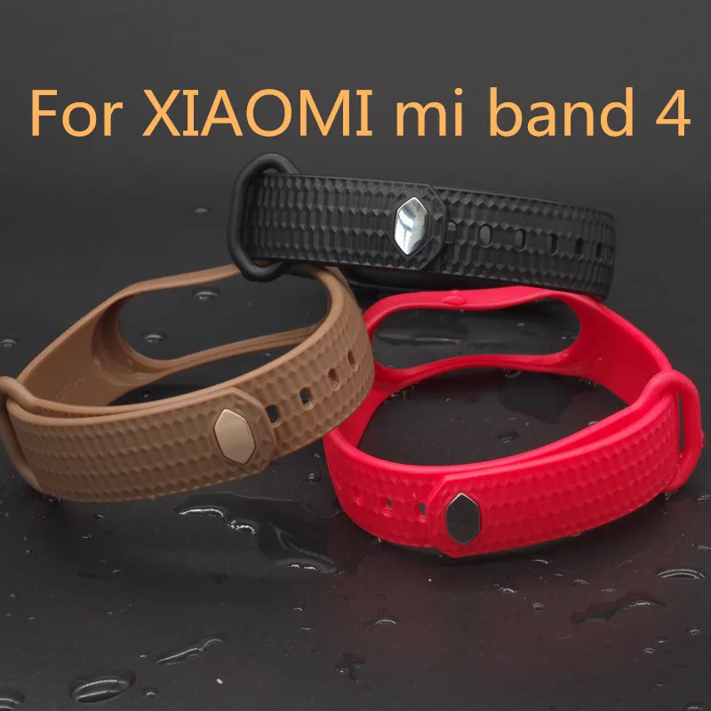 Мягкий силиконовый ремешок для Mi Band 4 Аксессуары наручных часов однотонный
