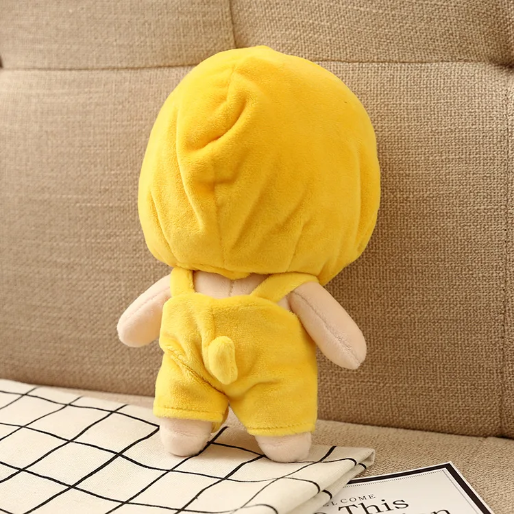 20 см Корея Kawaii Мультфильм Sehun плюшевые куклы игрушки плюшевые куклы суперзвезда милые с одеждой игрушки подарки коллекция поклонников подарки