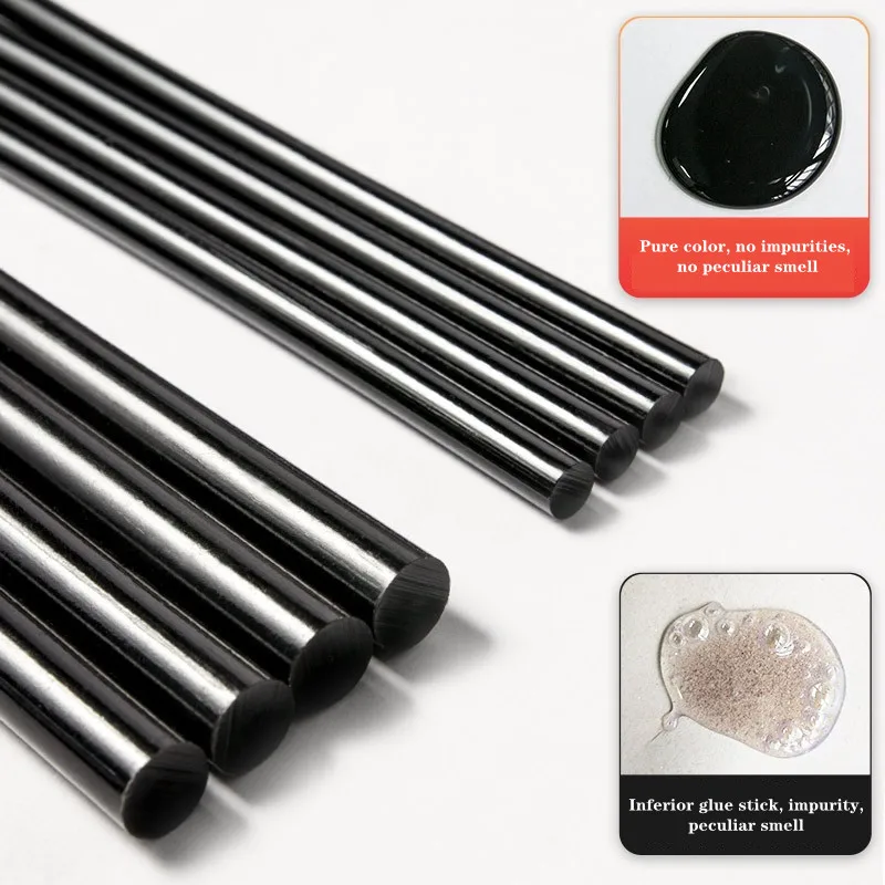 Hot Melt Glue Gun 10 Pcs Glue Sticks 7mm/ 11mm Diameter