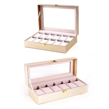 

Watch Display Case Durable Packaging Holder Jewelry Collection Storage Watch Organizer Box Casket