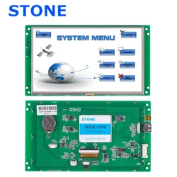 Módulo de exibição tft inteligente com painel touch + software com suporte para qualquer chip