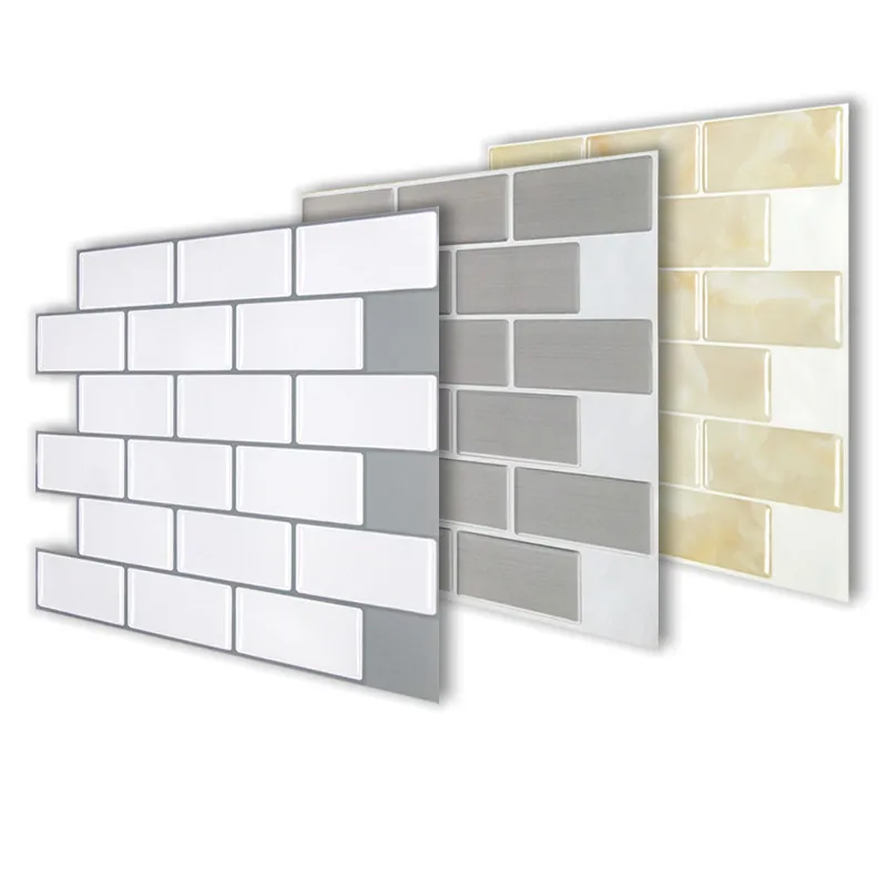 250x250mm Easy DIY Peel and Stick Subway Tile Home Decoration Peel&ampStick Brick Backsplash Mosaic Tiles | Дом и сад