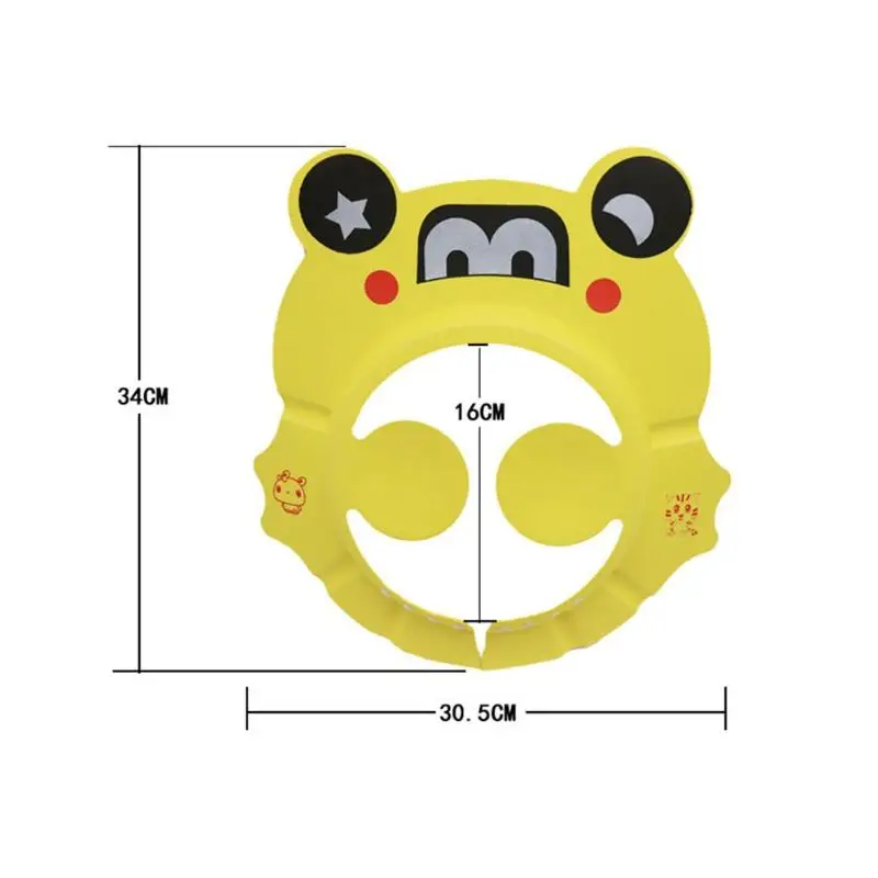Регулируемая детская шапочка для душа, детская шапочка для ванной, шапочка для душа, защита глаз, волосы, модный и красивый внешний вид