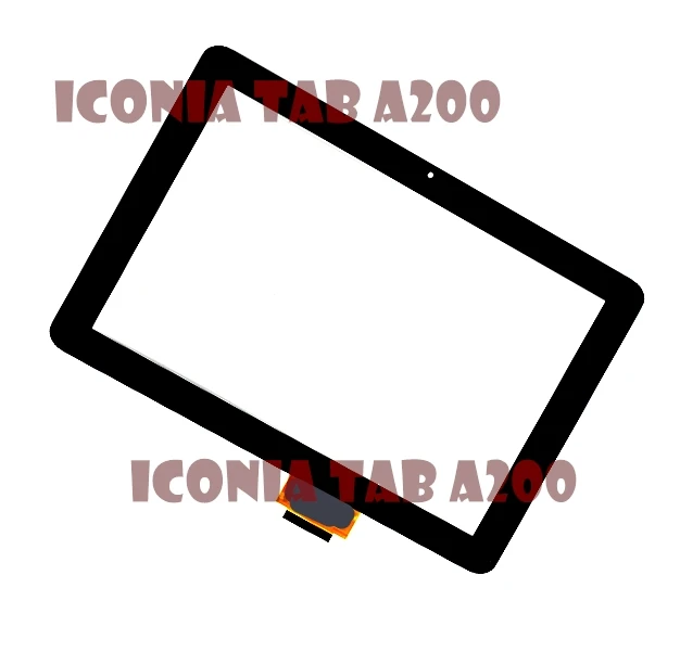 ZGY 10.1" For Acer Iconia Tab A200 Tablet PC Front Outter Touch Screen Panel Digitizer Sensor Glass Replacement Parts