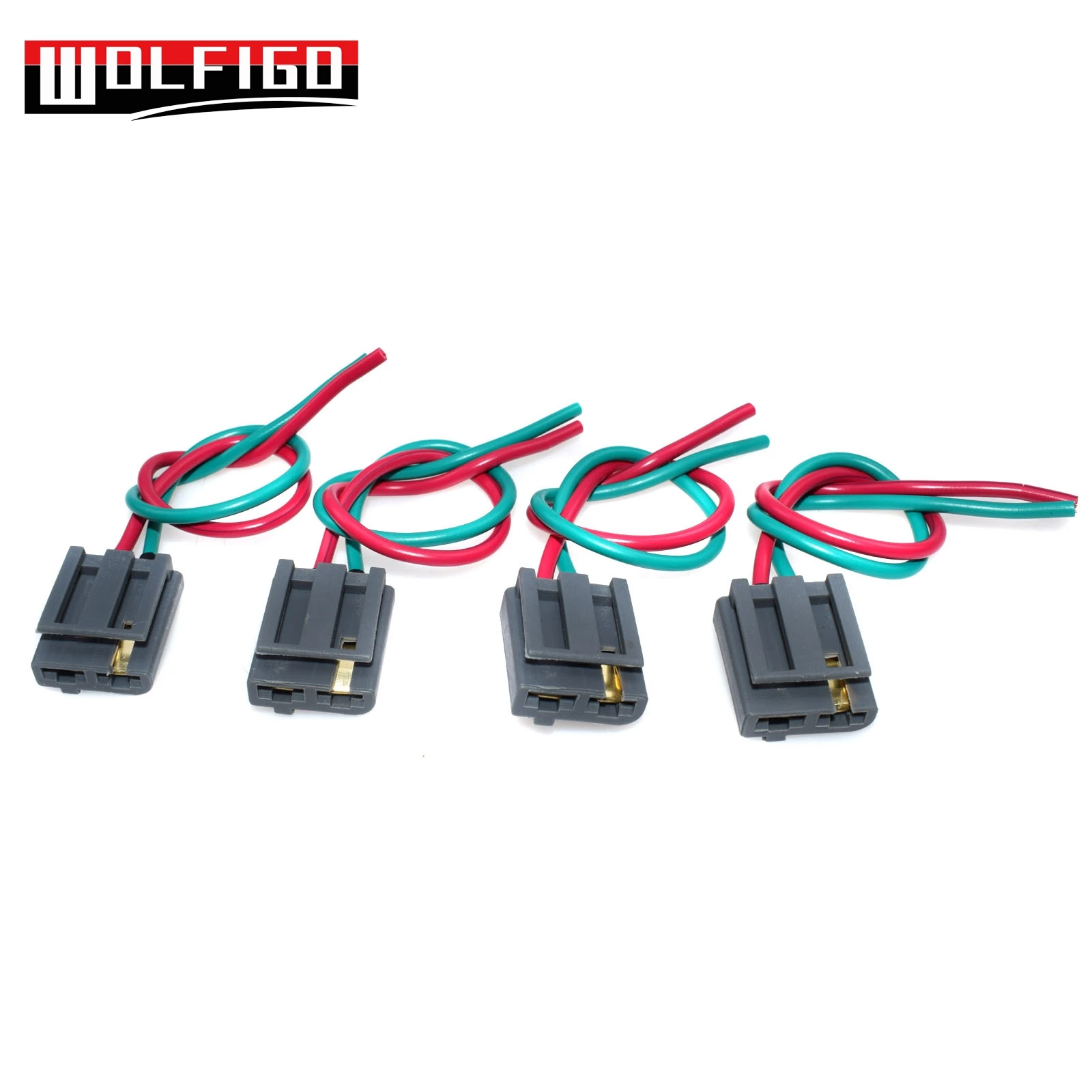 WOLFIGO 1 PC/2PCS/4PCS New JM6933 Pigtail Wire Harness Connector Dual 12v Power For G-M HEI Coil In Cap Distributor 170072