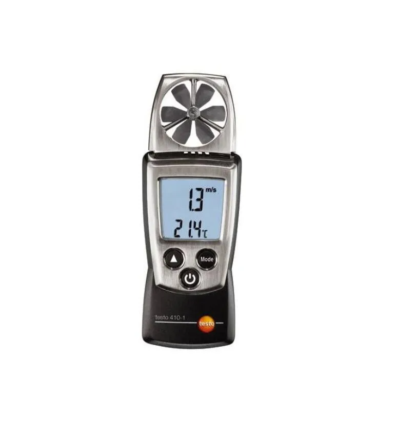 Цифровой анемометр Testo 410-1 с лопастями измеритель скорости воздуха/температуры