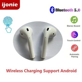 

Original TWS Wireless Bluetooth Earphone Air 2 TWS 1:1 In-ear Earbuds Earphones with Wireless Earphones touch Pk i19000 tws