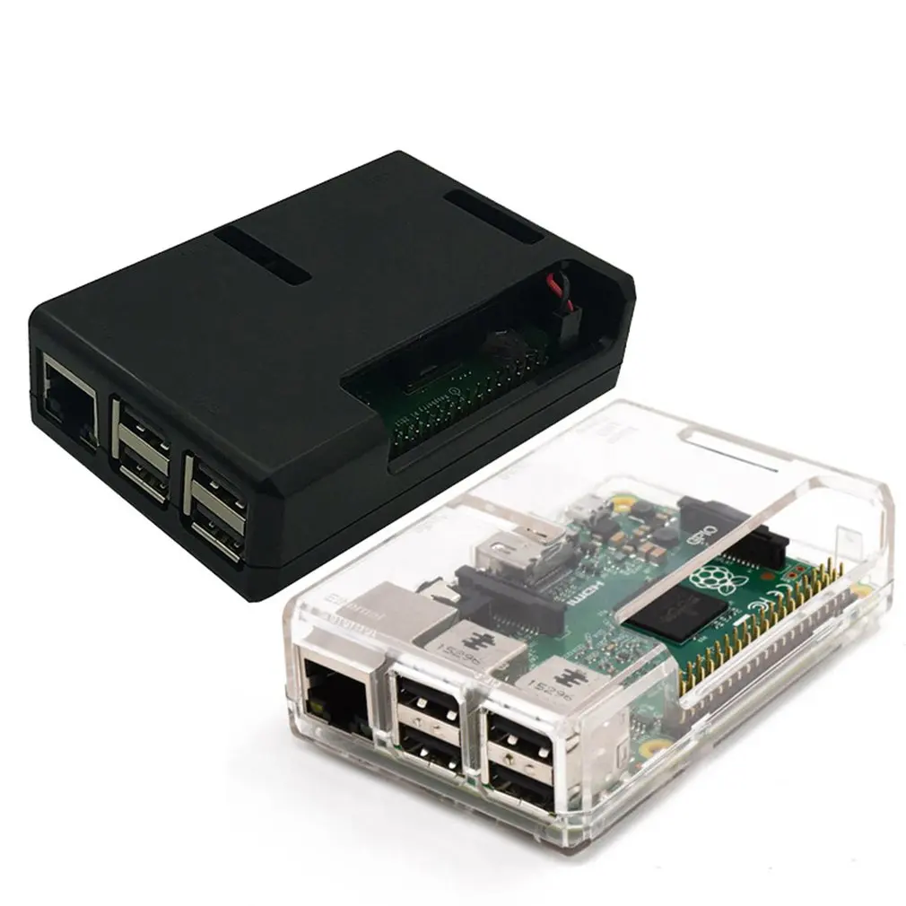 Raspberry Pi 3b 3b+ Универсальный корпус Abs впрыска Gpio большое отверстие материнская плата шасси коробка машина