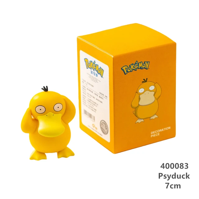 Genuine Pokemon Starry Dream Series Pikachu Jirachi Eevee Komala Snorlax Bulbasaur Anime Figures With Plush Base Model Dolls Toy Psyduck With Box