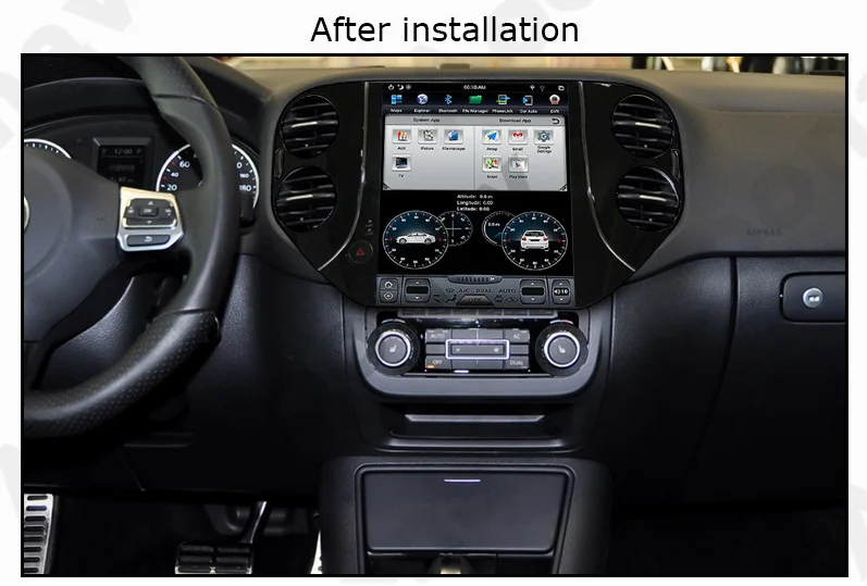

touch screen Android Radio For VW Tiguan 2010-2013 2014 2015 2016 Car Multimedia Player GPS navigation Autoradio Head Unit