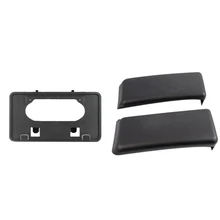 NEW-F150 бампер Защита колодки вставка Замена+ передние лицензии пластина рамка Кронштейн Монтажная Рамка держатель для 2009- F150(Repla