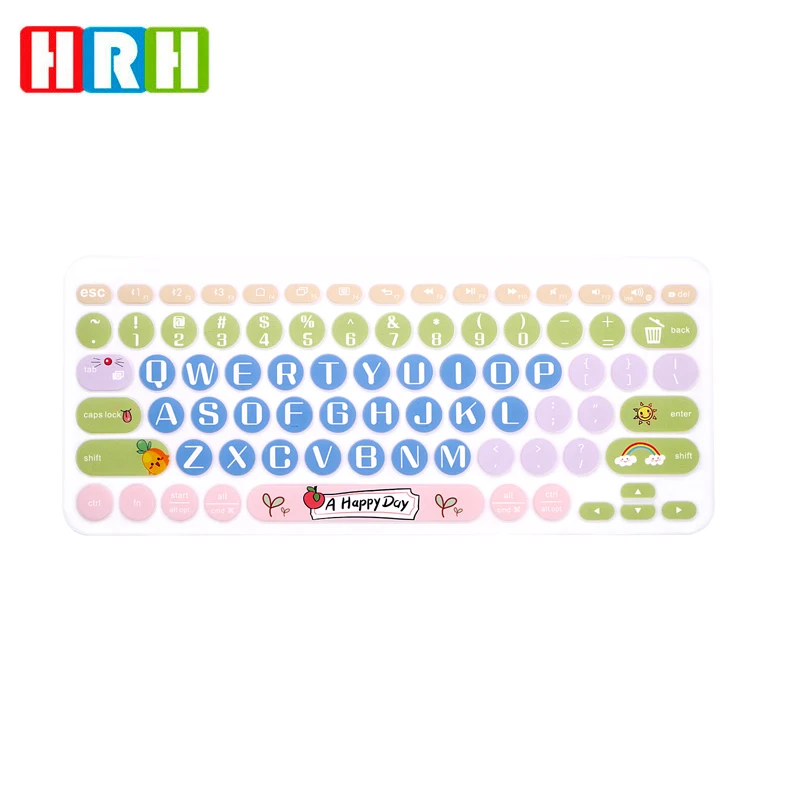 HRH Stylish Colors Keyboard Covers lqptop Skin Protector Protective For Logitech K380 keyboard cover | Компьютеры и офис