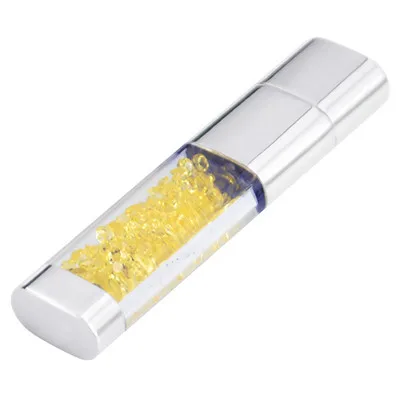Модный хрустальный металлический USB флэш-накопитель POWERONE 4GB Memory Stick подарки(заказ более 10 штук, бесплатный логотип