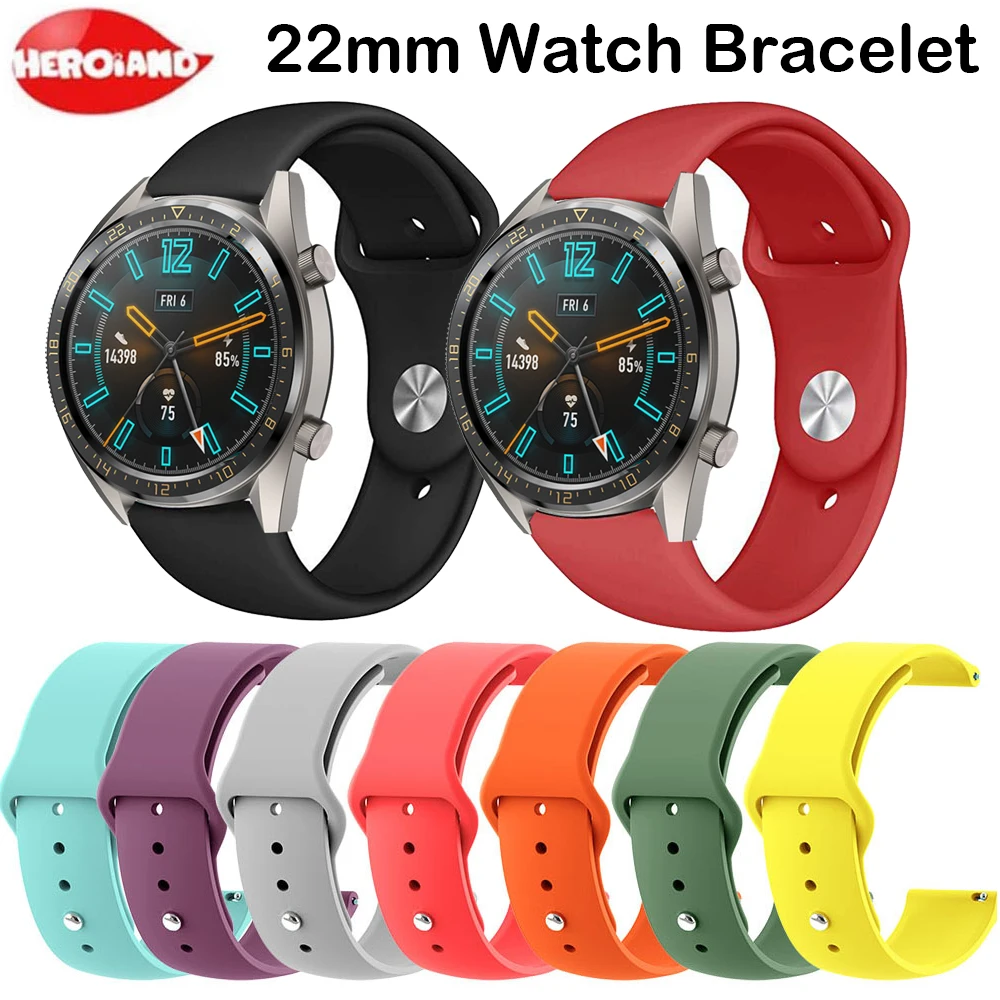 

22mm watch Strap for Samsung galaxy watch 46mm Gear S3 Frontier Classic Band for Huawei Watch GT/GT 2 40MM 44MM Band Bracelet