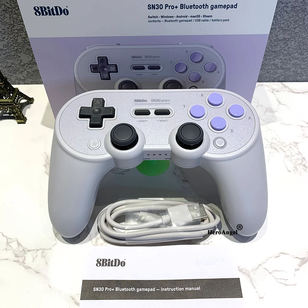 8bitdo Sn30 Pro Plus Bluetooth Gamepad Wireless Controller With Joystick For Nintendo Switch Pc Phone Ios Android Raspberry Pi Gamepads Aliexpress