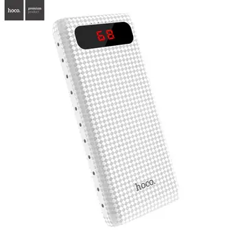 

HOCO B20A Universal 20000mAh Dual USB Power Bank 18650 Battery Portable Charger External Battery Bank for Phones