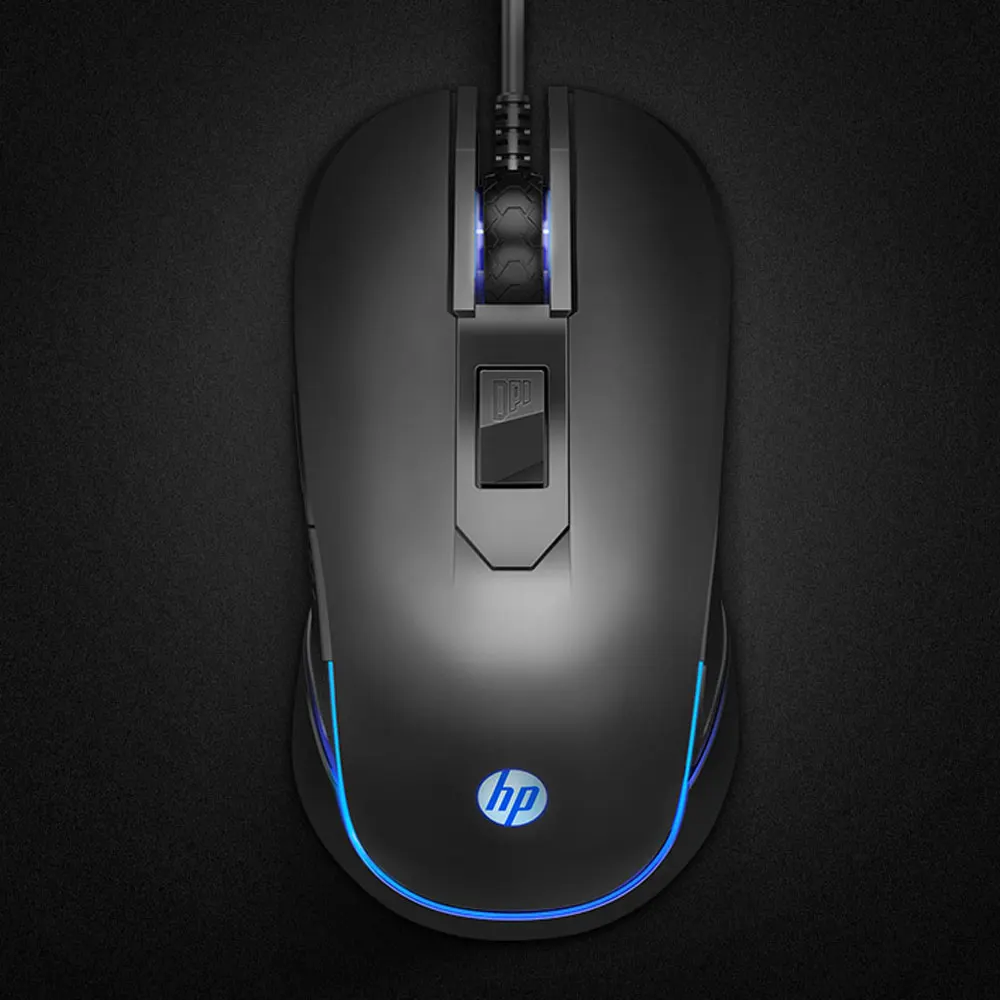 Hp M200 профессиональная игровая мышь, макро Проводная эргономичная RGB Бесшумная игровая мышь 2400 dpi для ПК, компьютера, ноутбука, мыши Pro Gamer