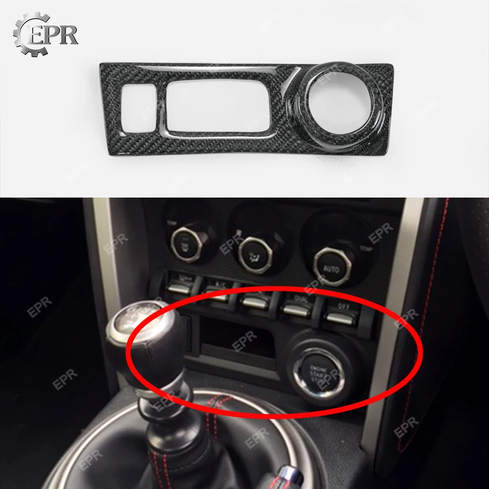 

Carbon Interior Trim For BRZ FT86 GT86 Carbon Fiber Radio Control Cover (RHD) Body Kit Tuning For FT86 BRZ Racing