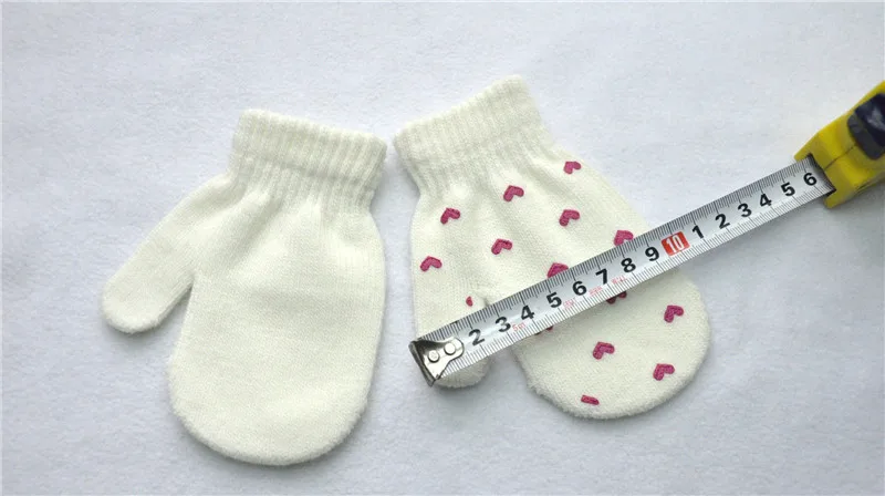 BalleenShiny Baby Knitted Gloves For Boys&Girls Solid Color Thicken Fluffy Gloves Toddler Warm Mittens Winter Accessories