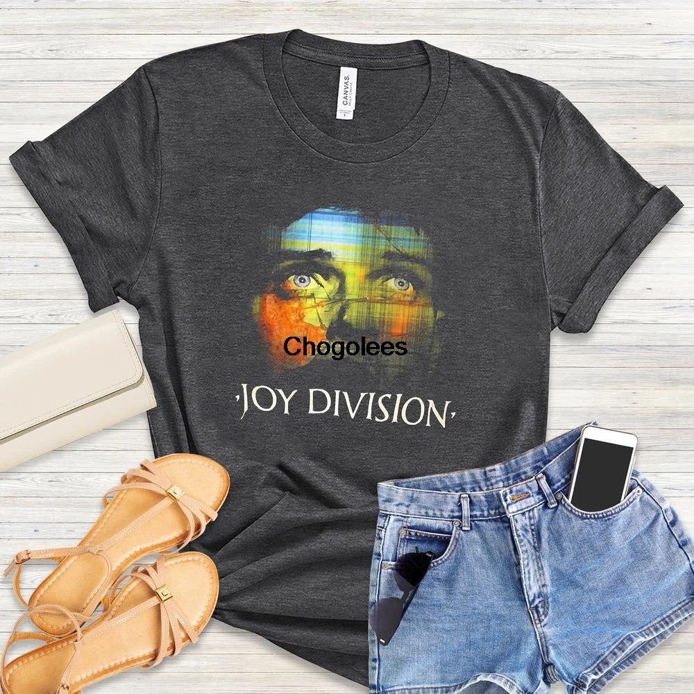 Ретро Винтажная Футболка Joy Division Ян Кертис английская рубашка рок-группы