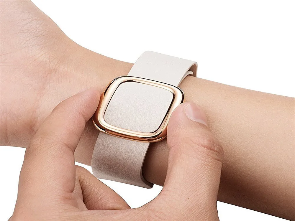 Кожаный браслет-петля 40 44 мм для Apple watch Band 5 4 современный стиль ремешок 38 42 мм Аксессуары для iwatch 3 2 1 Correa