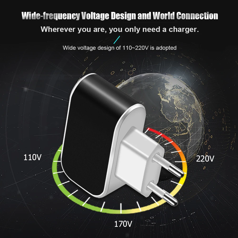 Olnylo 3 порта USB зарядное устройство EU US 5 в 2A быстрое зарядное устройство адаптер для iPhone XR 11 Pro samsung S10 S9 Plus huawei зарядное устройство для мобильного телефона s