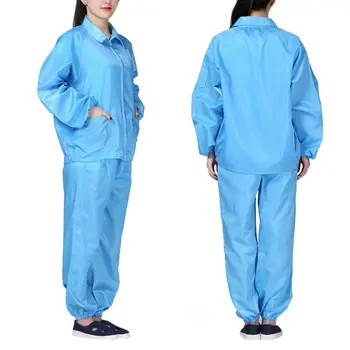 

Protective Coverall with Hood Dustproof Anti-static Safety Suit for Men Women