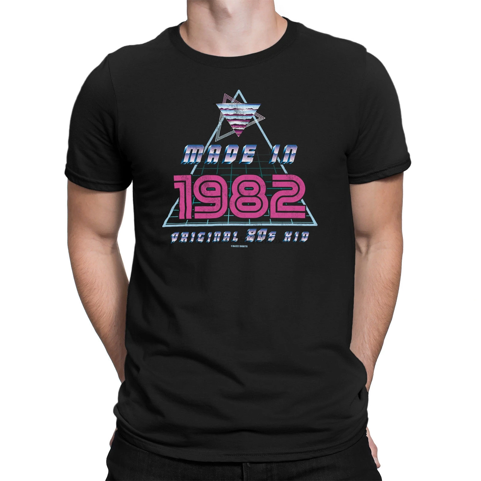 Сделано в 1982 оригинал 80 S для детей мужчин s 36 лет футболка на день рождения