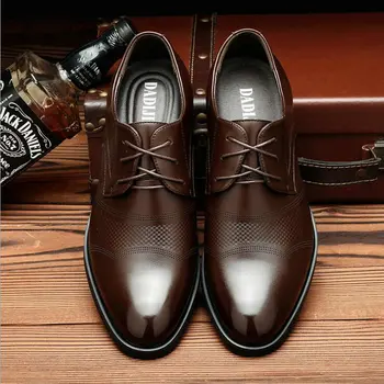 

2019 New Men's Dress Shoes Men Business Lace-up Casual Shoes Oxford Shoes Men Formal Shoes C21-63
