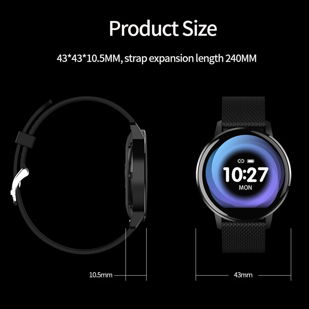 Soulusic T4 pro мужские смарт-часы водонепроницаемые упрочненные стеклянные смарт-браслет Модный фитнес-трекер крови кислород PK V12 браслет