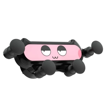 

Universal Car Mobile Phone Gravity Air Vent Mount Bracket Outlet Clip Phone Cartoon Holder 360 Degree Rotation for iPhone Samsun