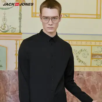 

JackJones Men's Smart Casual 100% Cotton Non-Iron Fabric Shirt Basic 219305516