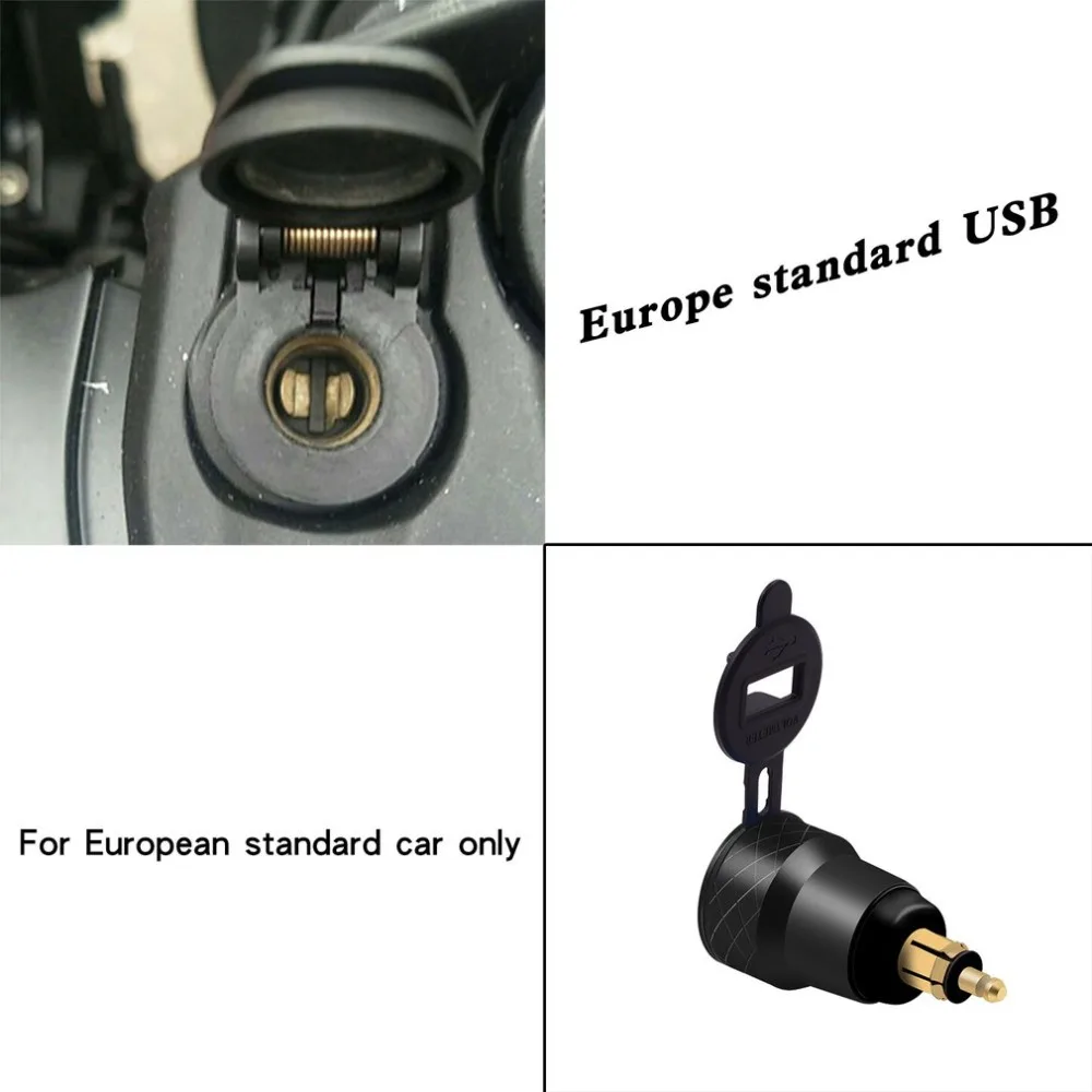 Автомобиль и мотоцикл автомобиль цифровой дисплей прикуриватель с Qc3.0 двойной Usb порт выход Быстрая зарядка