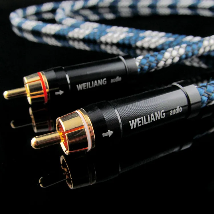 2 шт 5N бескислородный медный RCA XLR Настольный аудио сигнальный кабель
