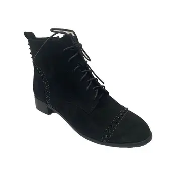 

AIBA Martin boots women 2020 autumn new women's shoes with zipper fashion beef tendon bottom short boots big size 42 size 43