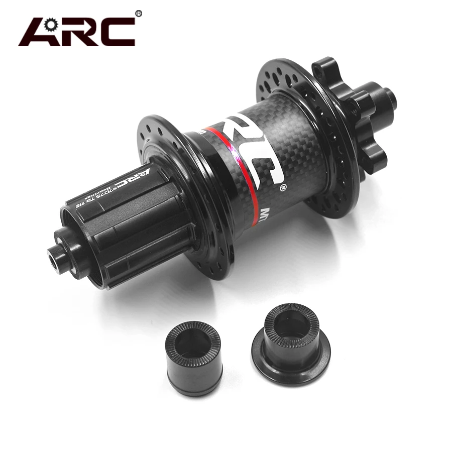 ARC Carbon QR шампуры 135 мм через 142 мм концентратор и ротор 8 9 10 11 скорость передний задний MTB горный велосипед Центральный замок 32 отверстия велосипедный концентратор