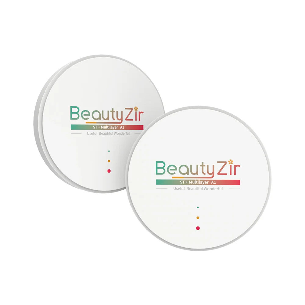multilayer zolid zirconia blocks diameter 98mm 16 colors A1 D4 available 2