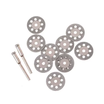 

ZLinKJ 10pcs Accessories Diamond Grinding Wheel Mini Circular Saw Cutting Disc Diamond Abrasive Disc Dremel Rotary Tool 20mm