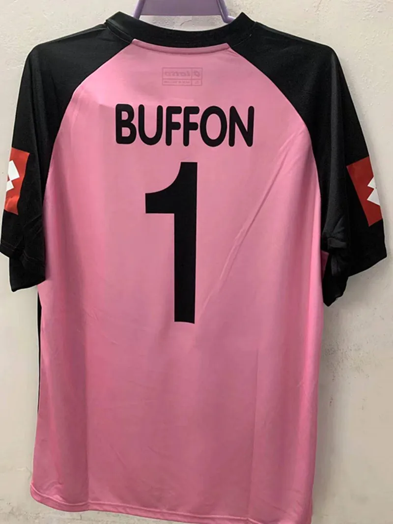 Trikot-camisetas Retro de Maglia para hombre, camisas clásicas de manga corta, BUFFON, 02 03 GK, 2002, 2003