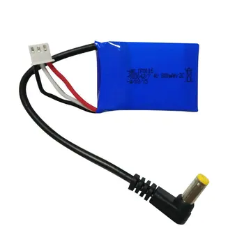 

2S 7.4V 800mAh 2C LiPo Battery With DC5.5 Plug Connector for Fatshark Dominator Skyzone Aomway FPV Goggles RC Drone