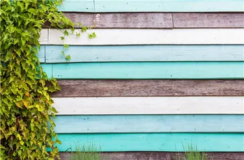 

Vinyl Custom Photography Backdrops Props Flower and Wood planks theme Photo Studio Background 20027-0277