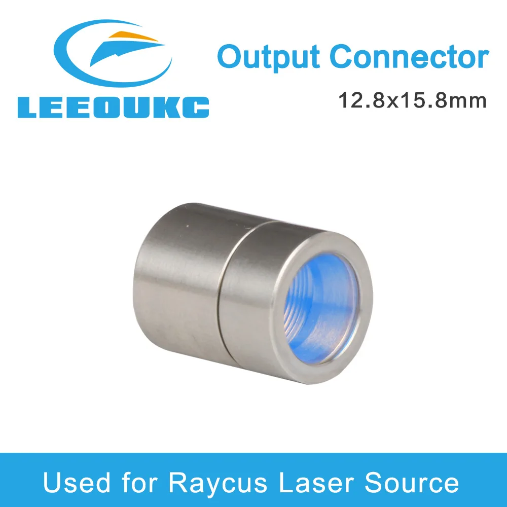 LEEOUKC Fiber Laser Source Output Connector Protective Lens Group For Raycus Power WSX Cutting Head | Инструменты